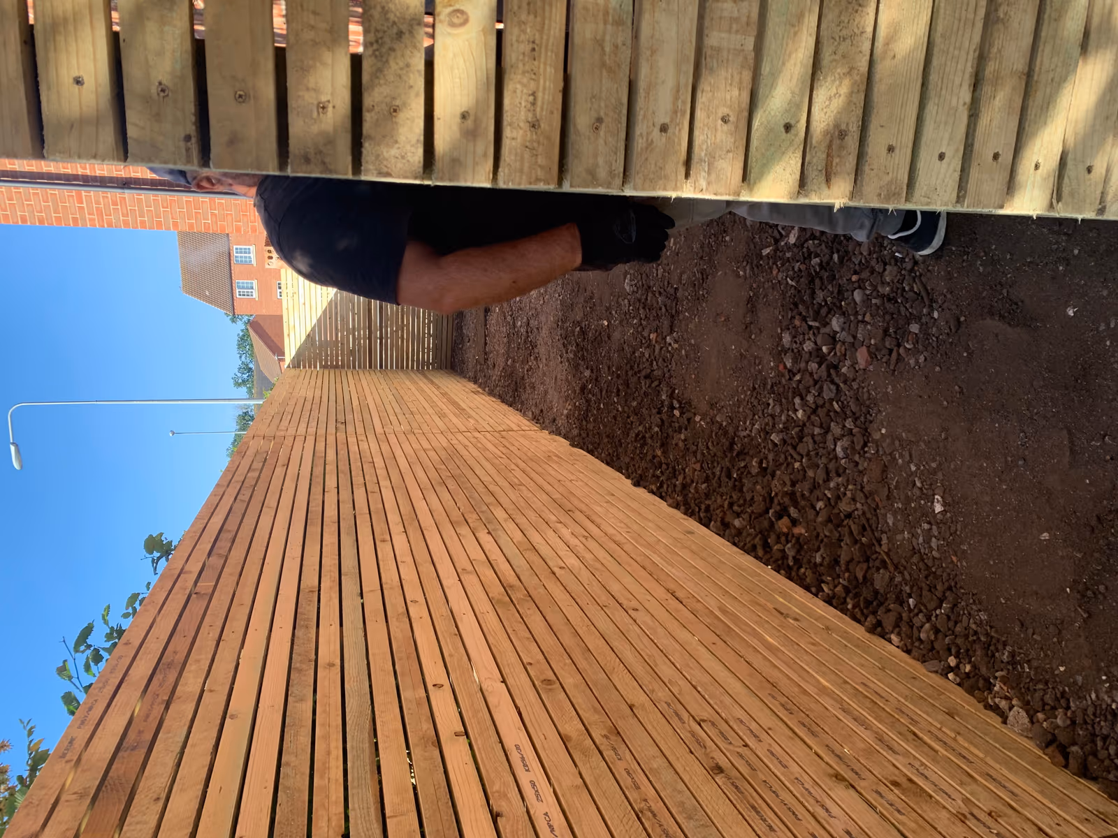 Landscape Contractor in NG24: customer photo of the finished job