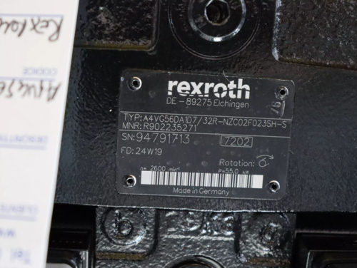 Pompa Rexroth A4VG56DA1D7/32R-NZC02F023SH-S per sollevatore Faresin