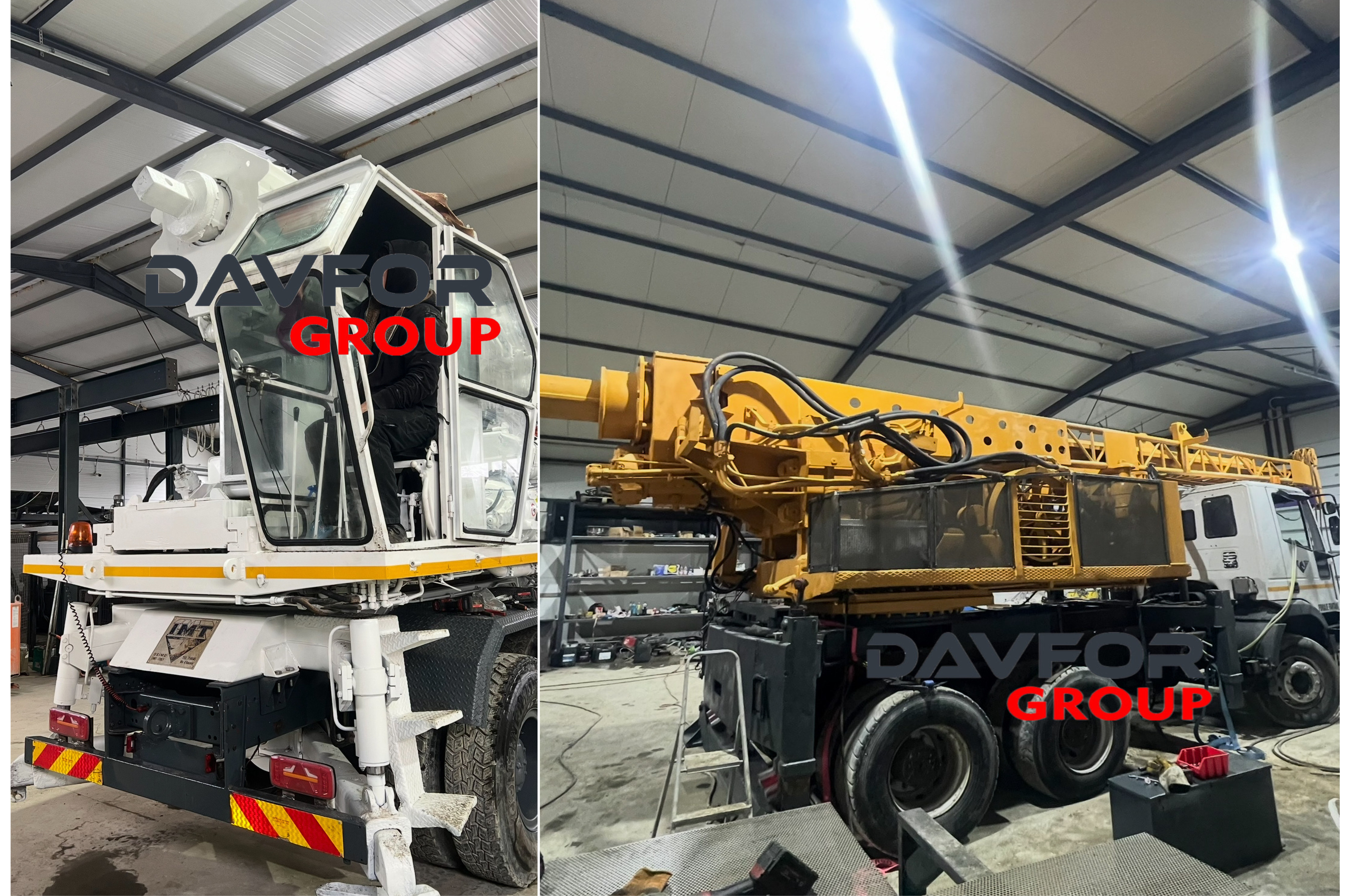 MONTARE UTILAJ PE CAMION