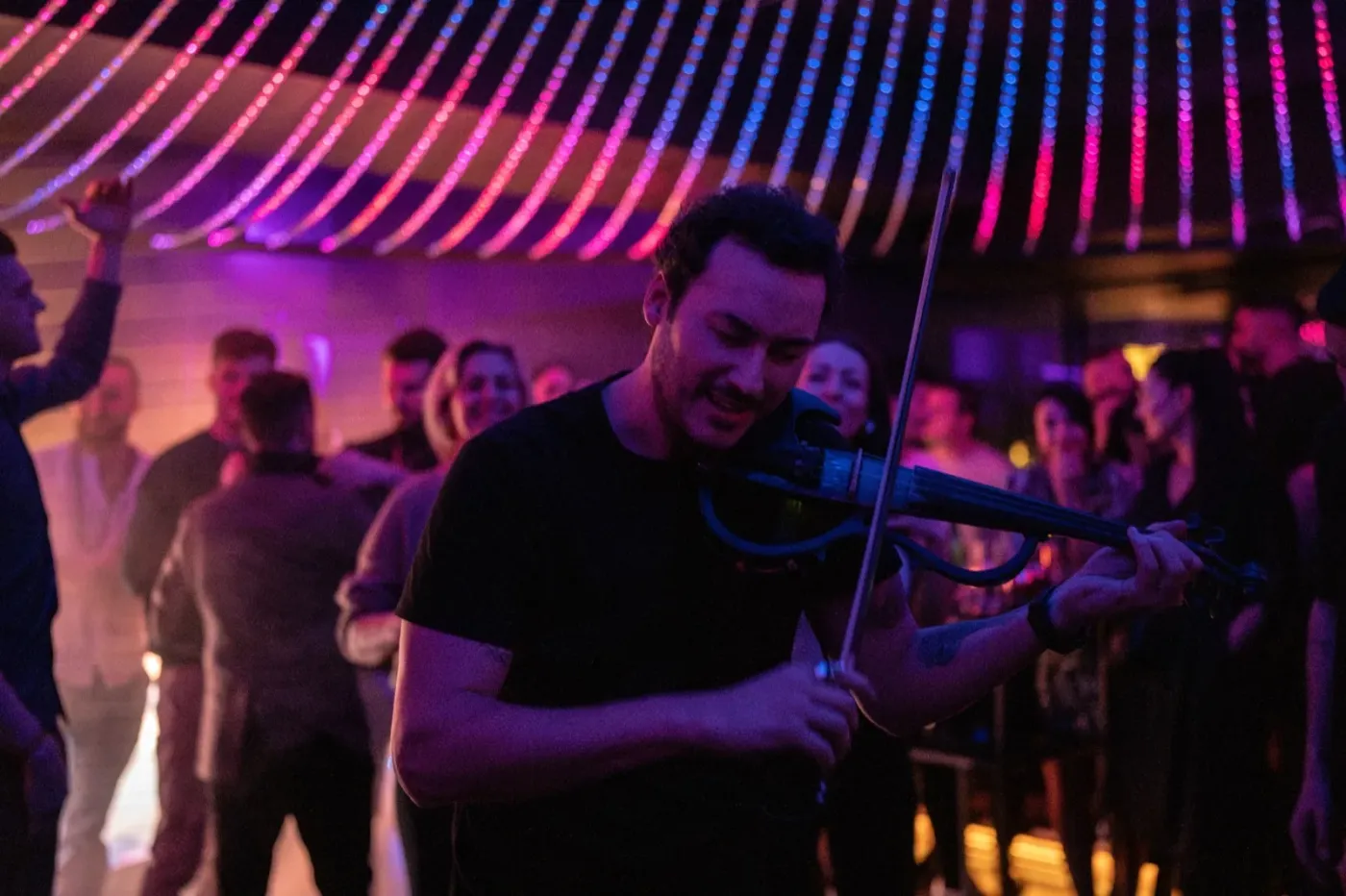 Live-Geiger an einem Mazodor Abend