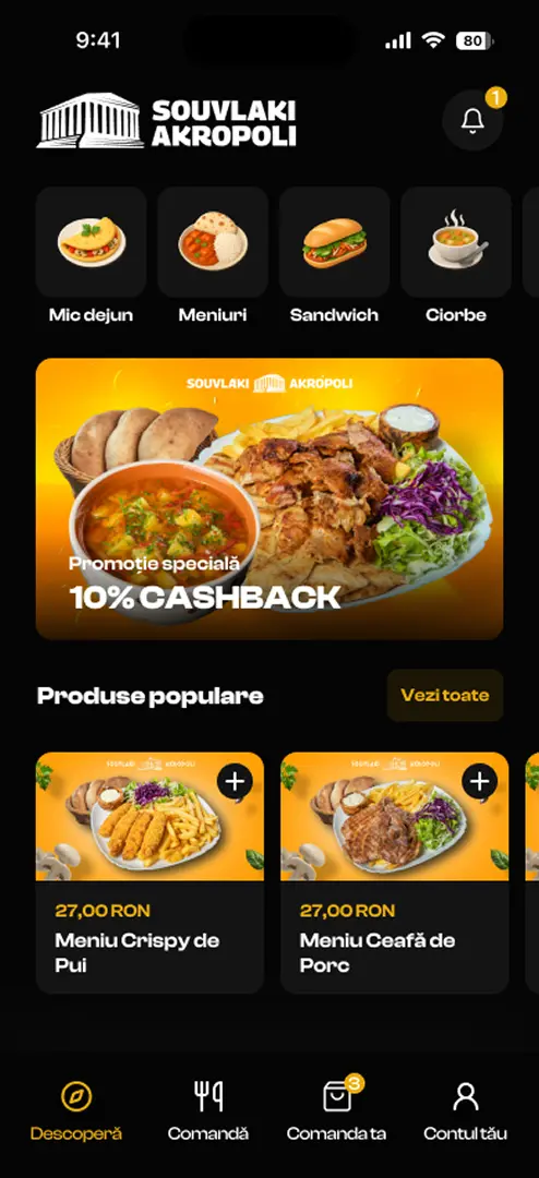 Akropoli Delivery App