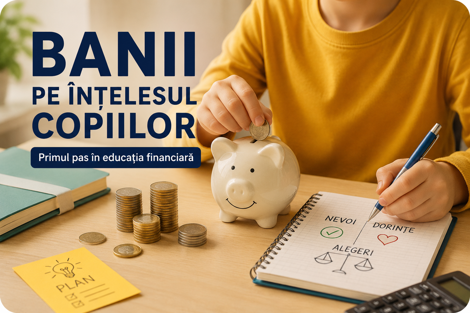 Primii pași în lumea banilor  